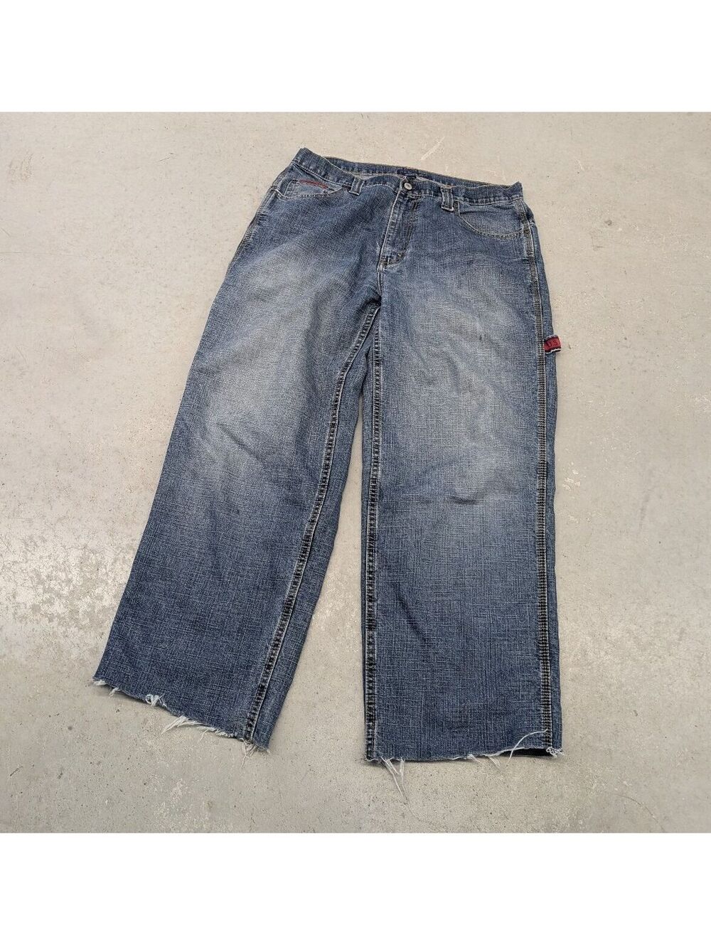 Vintage Y2K US Polo Assn Embroidered Carpenter Blue Jeans - Picture 4 of 9